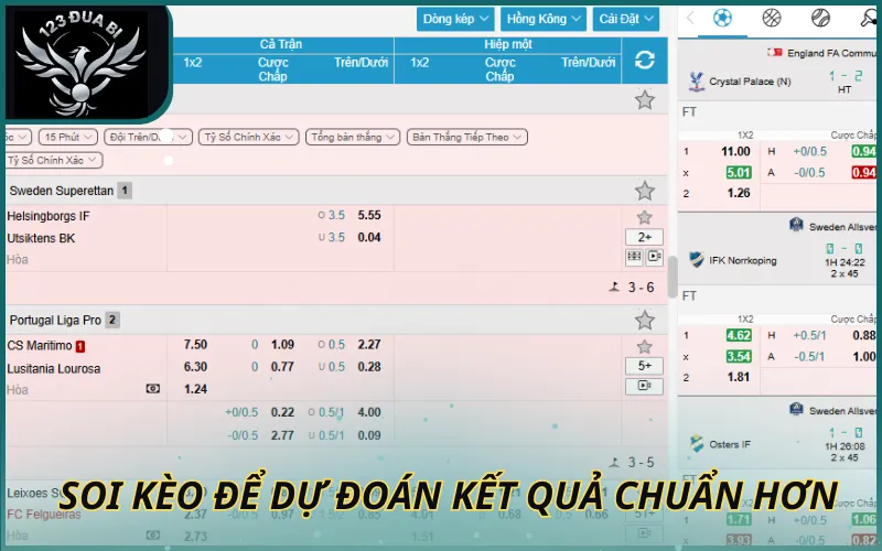 Hình ảnh Soi kèo để dự đoán chuẩn hơn